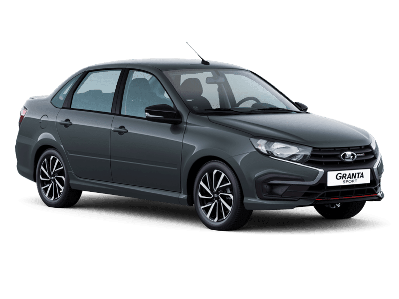 Купить Lada Granta Sport Седан в Казани - СЕРЕБРИСТО-ТЕМНО-СЕРЫЙ "БОРНЕО" (633) - МЕТАЛЛИК